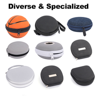 Étui rigide pour raquette de tennis de table en EVA avec logo personnalisé, sac de transport pour raquette de ping-pong avec rangement pour balles