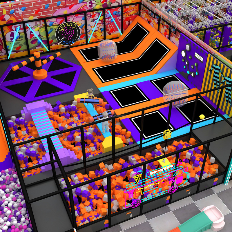 Attraction Entertainment Ride Jumping Trampoline Park