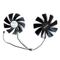 Ventilateur de remplacement pour carte graphique Zotac Geforce GTX 1060 AMP 1070 Ti 1080 1080 Ti 8 Go Mini, compatible GAA8S2U GA92S2U 87 mm 100 mm 4 broches