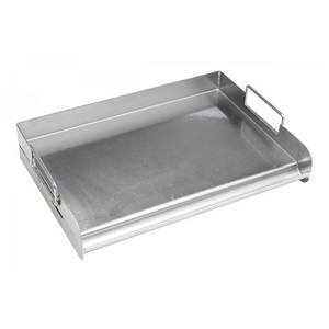 <span class=keywords><strong>Piastra</strong></span> Teppanyaki in Acciaio Inox, Griglia <span class=keywords><strong>a</strong></span> <span class=keywords><strong>Gas</strong></span>, <span class=keywords><strong>Piastra</strong></span> Piatta per Barbecue <span class=keywords><strong>con</strong></span> Manici Rimovibili - Product Image 3