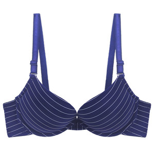 Nuevo diseño de ropa interior barata Sexy Push up <span class=keywords><strong>Sujetador</strong></span> sin frente Niñas Conjunto de <span class=keywords><strong>sujetador</strong></span> de tamaño a rayas - Product Image 5