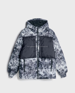 Chaqueta acolchada de dos tonos, tejido de burbuja de 175 gramos, estilo de moda, cremallera completa, último diseño, para invierno - Product Image 4