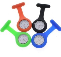 Montre-bracelet numérique pour infirmières, en silicone, broche de poche, pour médecin, personnalisé, cadeau promotion, vente en gros