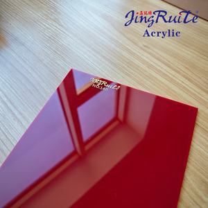 فيلم حماية من الأكريليك الأحمر المصبوب من جينغرويت، سماكة 1-300 مم، منشأ بكين، للقطع والنقش والثني، لتركيبات الأثاث - Product Image 4