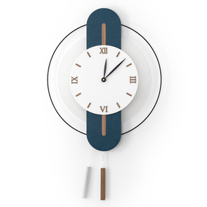 Nordic Luxury Transparent Wooden <b>Wall</b> <b>Clock</b> Modern Simple Design for Home <b>Living</b> <b>Room</b> <b>Wall</b> Hanging Fashion Creative <b>Clock</b> - Product Image 5