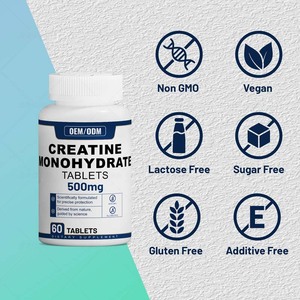 Tabletas de Creatina Monohidrato <span class=keywords><strong>Pre</strong></span>-Entrenamiento, Suplementos Deportivos OEM, Apoyo para el Cuidado de la Salud, Tabletas de Creatina - Product Image 3