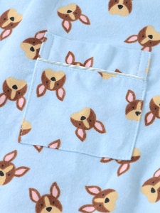 Conjunto de Pijama de Dos Piezas para Mujer, Talla Grande, Estampado Animal, Térmico, 95% Poliéster, 5% Elastano, Mangas Largas, Ropa de Dormir - Product Image 5