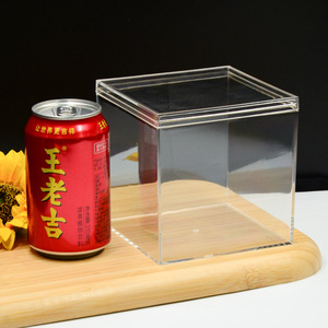 Caja de Regalo Transparente Cuadrada de PS de Grado Alimenticio, Caja de Embalaje para Tiramisú, Caja de Exhibición a Prueba de Polvo, Caja Vacía - Product Image 2