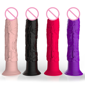 GF prezzo di fabbrica 360 gradi altalena Gel di silice liquido vibratore Dildo pelle realistica di grandi dimensioni per donna - Product Image 6