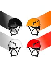 Casque de sécurité d'escalade en ABS haute résistance avec lampe LED, léger, réglable, design à fentes pour les travaux de sauvetage et l'alpinisme