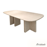 Table à manger en marbre naturel, base en pierre, taille personnalisée, table rectangulaire moderne pour salle à manger, hôtel