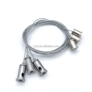 Prix usine <span class=keywords><strong>Suspension</strong></span> simple cintre câble métallique câble pour pot de fleurs Cage à oiseaux <span class=keywords><strong>plante</strong></span> Pot Vase suspendu - Product Image 5