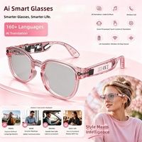 Lunettes Intelligentes Transfrontalières AIMB-G6 : Traduction IA, Enregistrement HD, Enregistrement Audio, Photographie 8MP, Contrôle Tactile, Batterie 290mAh