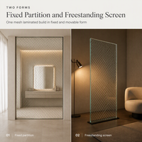 Verre de sécurité décoratif stratifié avec treillis métallique 4mm 5mm 6mm CE SGCC pour cloison intérieure de luxe, écran de porte, sur mesure