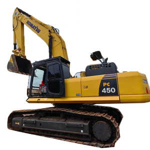 Excavadora sobre orugas 2019 Komatsu PC450, excavadoras de 45 toneladas | Oruga usada original de baja HORA DE Japón para alto rendimiento - Product Image 1