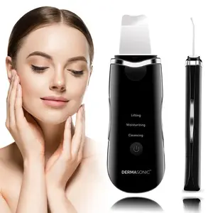 Épurateur de peau à ultrasons, dissolvant de points noirs amélioré, nettoyeur de pores, visage, nettoyage en profondeur, grattoir