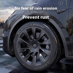 Para 2021-2024 Modelo Y 20 "Cubiertas de rueda-Tapas de cubo de cobertura completa con protección antiarañazos (Juego de 4) - Product Image 1