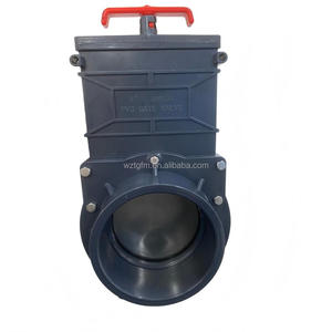 Válvula de compuerta de cuchillo de PVC de plástico Manual DN65 de 21/2 "Disco SS en cría de animales de granja - Product Image 3