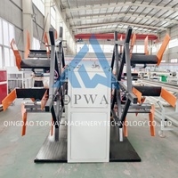 Machine à enrouler les tuyaux en plastique PE HDPE PPR, enrouleur à double disque