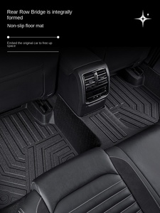 <span class=keywords><strong>Precio</strong></span> de fábrica, venta al por mayor, de 3 piezas Juego completo, TPE 3D, 5mm de espesor, alfombrillas y revestimientos para coche con reposapiés - Product Image 6