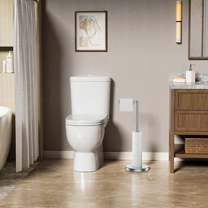 Support mural moderne et écologique en acier inoxydable pour <span class=keywords><strong>rouleau</strong></span> de <span class=keywords><strong>papier</strong></span> toilette, idéal pour salle de bain, cuisine et salon – Meilleures ventes - Product Image 2