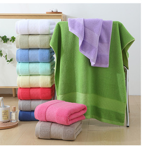 Serviettes de bain en coton 100% de haute qualité, 70*140cm, 500GSM, épaisses, double face, en tissu éponge doux et respirant, sans peluches, en gros pour adultes - Product Image 5