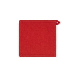 Poggiapentola Excelsa in cotone 20x20 cm rosso, Guanti da forno - Product Image 1