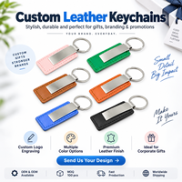 Porte-clés personnalisé en cuir PU avec logo, porte-clés de voiture, cadeau promotionnel d'entreprise, souvenir