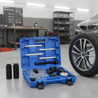 CIHOO Kit d'outils de transmission PDK 19 pièces en acier à haute teneur en carbone pour démontage et assemblage de la couvercle arrière à double embrayage Porsche 718, 4 outils de pointe