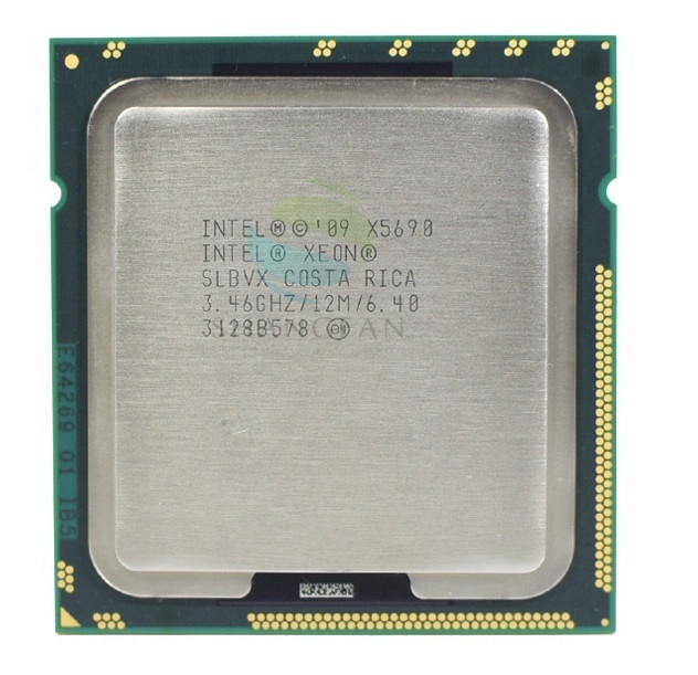 For Intel Xeon X5690 3.46GHz 6.4GT/s 12MB 6 Core 1333MHz SLBVX CPU Processor