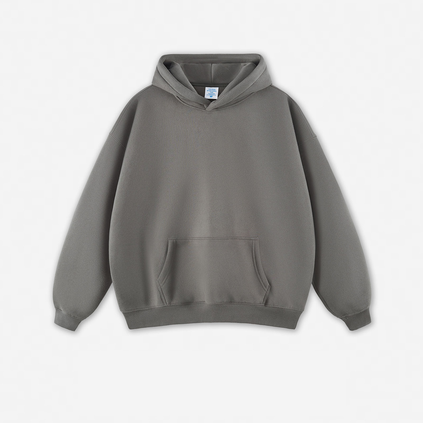 sweat à capuche gris