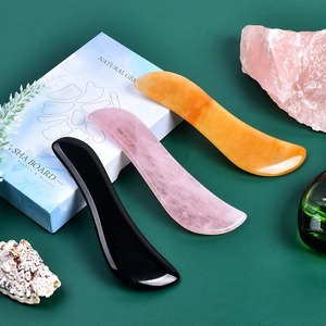 Massaggio <span class=keywords><strong>viso</strong></span> al quarzo rosa <span class=keywords><strong>pietra</strong></span> naturale Jade Guasha Butterfly S Shape Crystal gua sha Stone strumenti <span class=keywords><strong>di</strong></span> massaggio - Product Image 6