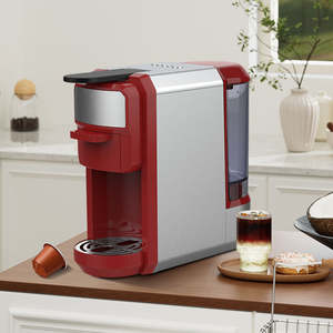 Cafetera Eléctrica Multicápsulas para el Hogar, Semiautomática, de Plástico, Compatible con Cápsulas Francesas, para Uso Doméstico y Hotelero - Product Image 1