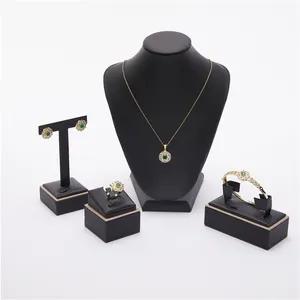 2021 Mar Traditional Simple wedding Gold Planted Small Flower Jewelry Set for Women New Retro Fashion Jewelry Set With Diamond