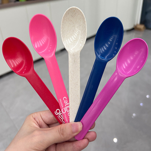 <span class=keywords><strong>Cucharas</strong></span> de Maicena Ecológicas y Coloridas <span class=keywords><strong>para</strong></span> Postre y Yogur con Logo Personalizado - Product Image 6