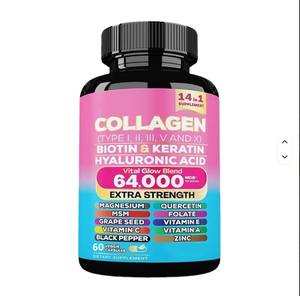 Kapsul Biotin Kolagen Brain Vitale, Pabrik Bersertifikasi GMP ISO HACCP, Harga Diskon OEM, Label Pribadi - Product Image 1