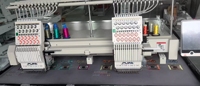 Machine à coudre et à broder commerciale multi-têtes, divers modèles, pour la fabrication de chemisiers, de draps, de t-shirts, de chaussettes, de rideaux, de chaussures