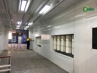 Cabine de peinture manuelle à revêtement en poudre recyclable, prix d'usine industriel 2026, personnalisable
