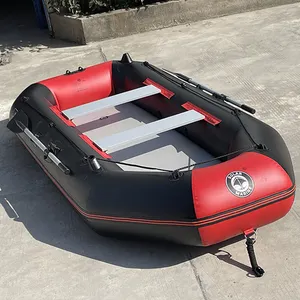 3米PVC皮划艇划艇气垫充气船4人渔船豪华游艇出售水上游乐设备