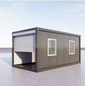 Casa prefabbricata a basso costo del contenitore dello strumento da 20 piedi, Garage di montaggio rapido, casa contenitore portatile pieghevole - Product Image 2