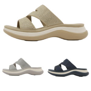 Sandalias de Diseñador para Mujer, Primavera-Verano, Talla Grande, Casuales, con Pedrería, de Playa, con Plataforma, Transpirables, Impermeables, a la Moda - Product Image 3