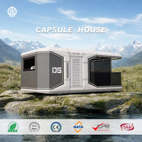 Casa Cápsula Espacial Moderna, Edificio Modular Prefabricado, Casa Contenedor, Villa de Resort, Portátil, Resistente a la Intemperie, Estructura de Acero