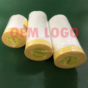 20M Pre-taped Masking Film Dính Sơn Thả Phim Ứng Dụng Ô Tô Bảo Vệ Nội Thất Xe Hơi Bảo Vệ Sàn Vải