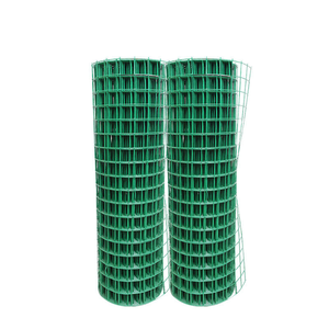 Green Color Square Hole PVC Coated Welded <b>Wire</b> <b>Mesh</b> Fence Panels with Cutting Service Iron <b>Wire</b> <b>Mesh</b> Roll - Product Image 1