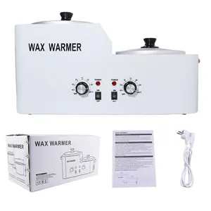 2022 Best wax warmer attrezzatura professionale double pots macchina elettrica per la depilazione riscaldatore per cera depilatoria
