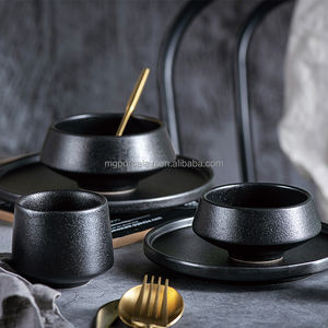 Restaurante Hotel Cerámica China Gres Juego de cena Tapas y ensaladas Juego de cuencos para servir Cereales Cerámica Fideos Tazón - Product Image 4