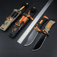 Couteaux tactiques de survie à manche en plastique, vente directe d'usine, couteaux pliants multifonctionnels pour le camping, EDC, couteau de poche