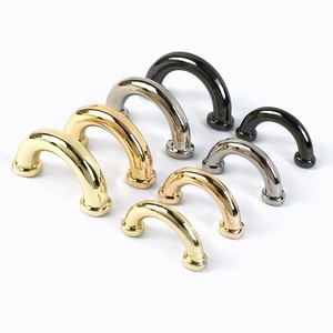 Meetee BD302 14/17mm Accesorios de Ferretería para Bolsos y Carteras, Kits de Reparación de Cuero para Cinturones, Gancho de Aleación, Anillo en D de Puente Arqueado, Hebilla - Product Image 3