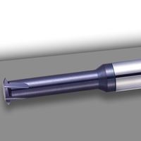 Pabrik HRC75 gigi tunggal benang dapat diganti keras paduan Titanium baja tahan karat pengolahan bahan CNC mesin Penggilingan Cutter