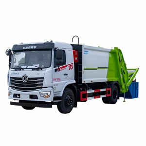 Camion compacteur de déchets Dongfeng 4X2 économique pour les stations de transfert et l'élimination des déchets solides urbains - Product Image 1